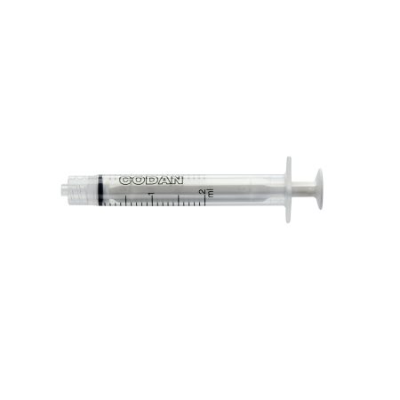 Seringue, 2 ml, transparent, bleu, sterile