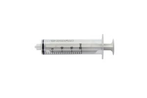 Clear Luer-Lock Syringe - 20 mL, single-use, latex and PVC-free