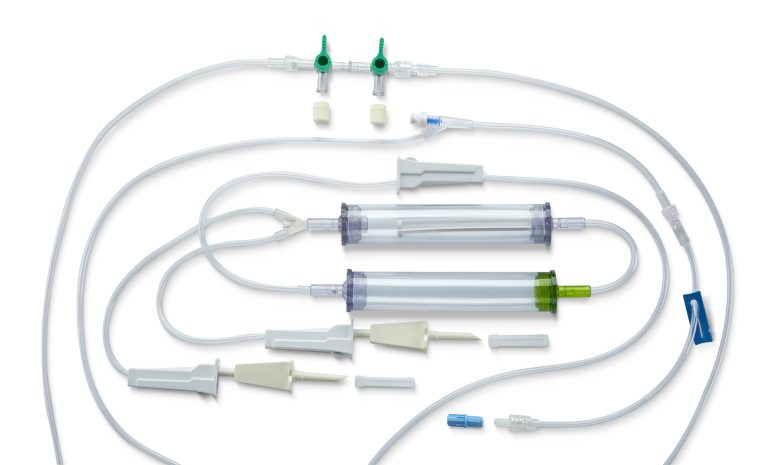 W30001 is used to transfer blood or blood products from a container to a patient's vein through tubing.