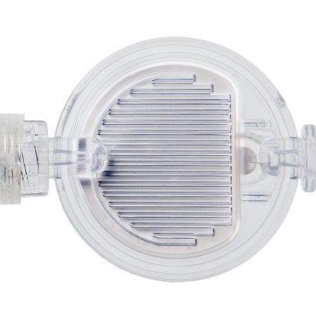 Neonatal 0.2 micron air eliminating IV filter for pediatric small dose drug delivery.