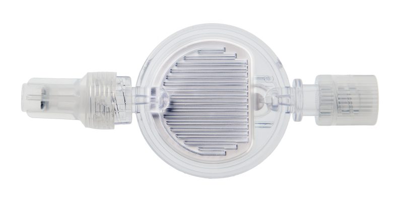 Neonatal 0.2 micron air eliminating IV filter for pediatric small dose drug delivery.